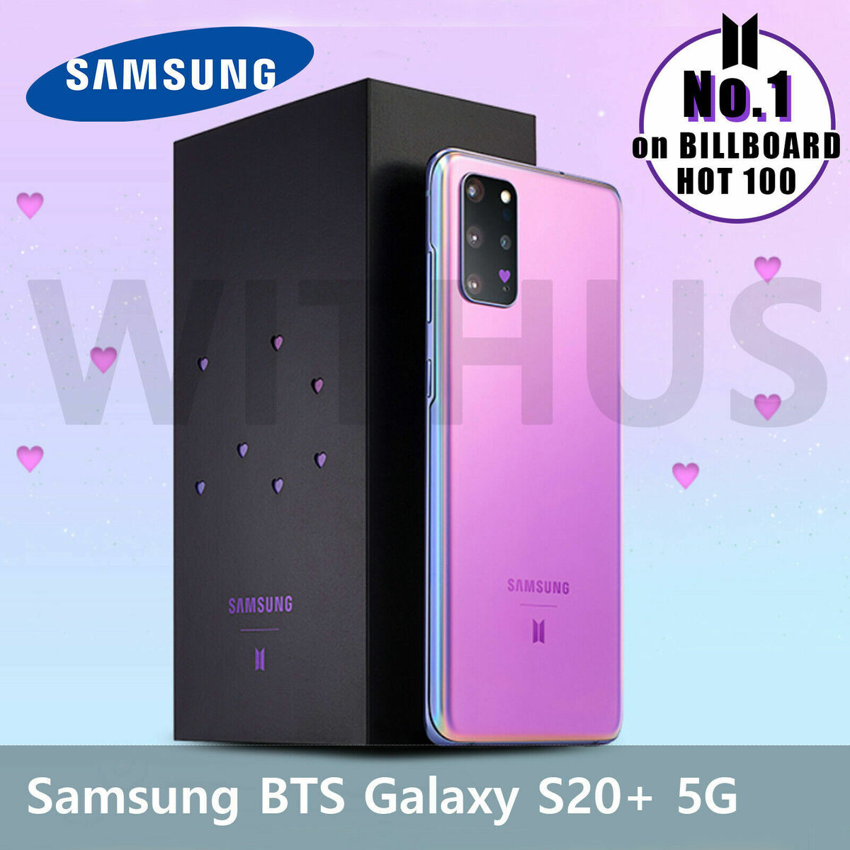 SAMSUNG Galaxy S20 Plus+ BTS Limited Edition Factory SAMSUNG Galaxy S20 Plus+ BTS Limited Edition Factory