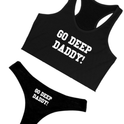 Go Deep Daddy Lingerie Set DDLG Submissive Clothing Sexy Cheerleader  Costume