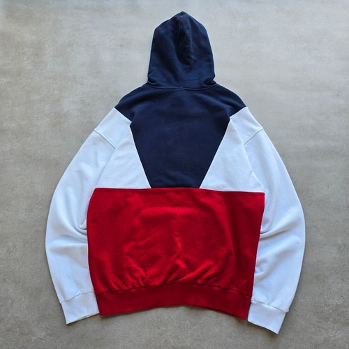 Helly Hansen Hoodie Pullover Embroidered Logo White/Red/Blue Mens Large/XL - Picture 9 of 11