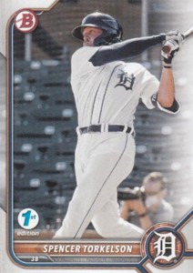 SPENCER TORKELSON BOWMAN 1ST EDITION ROOKIE PROSPECTS RC TIGERS #BPPF-6 2022 22