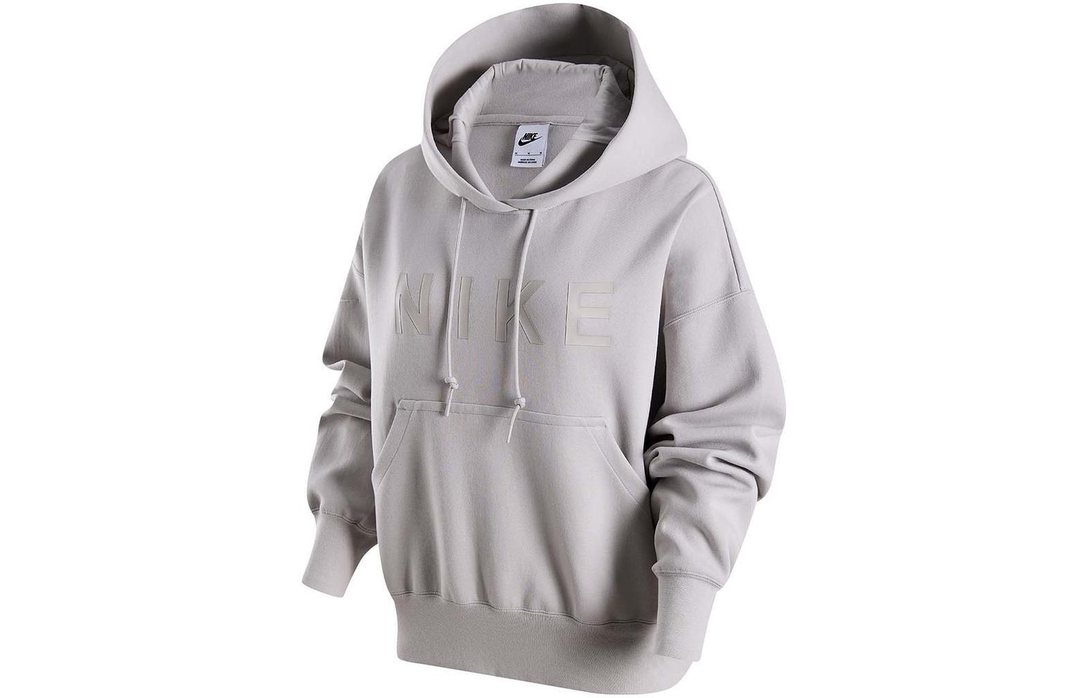 Повседневный свободный пуловер с капюшоном Nike Solid Color, толстовка с длинным рукавом
