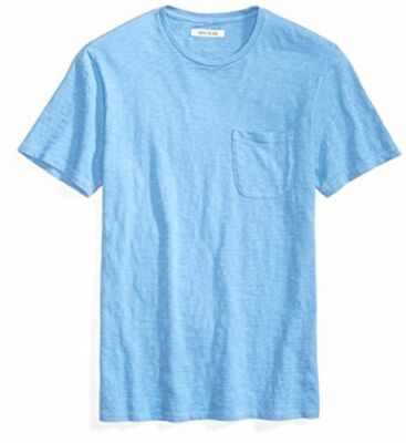 Amazon Brand - Goodthreads Men's Lightweight Slub Crewneck PocketX-Large
