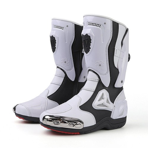 Motorcycle Riding Boots Professional Road Track Racing Sports Protective Shoes - Picture 25 of 35