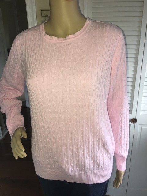 kim rogers cable knit sweater