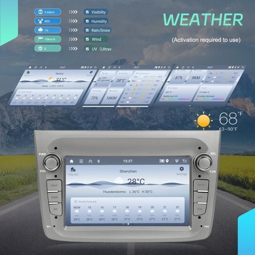 Alfa Romeo MiTo 2008-2016 Android 15 7" 4+64G CarPlay + Cam AHD - Bild 5 von 18