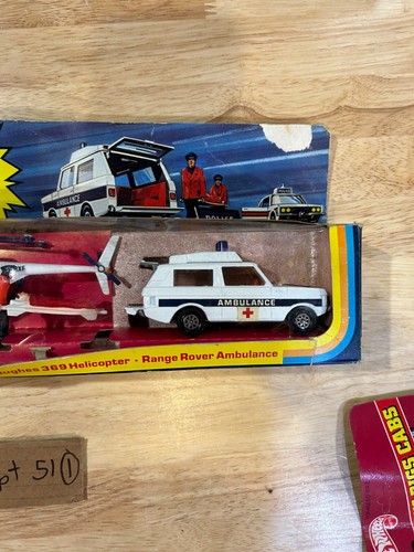Vintage Corgi Gift Set GS 18 Diecast 1975 1/43 POLICE HELICOPTER AMBULANCE Box - Picture 2 of 7