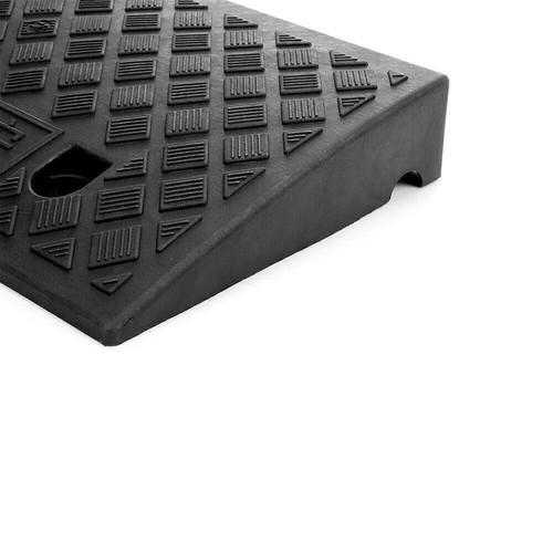 2 Schwellenrampe Tür Türschwellenrampe Voll Gummi Rollstuhl Rampe Bordsteinrampe - Bild 9 von 10