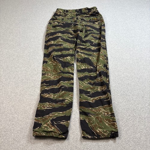 Vintage Stan Ray Tiger Stripe Camo Pant Men 26x30 Green Og-107 Made US Army Y2K - Picture 2 of 8
