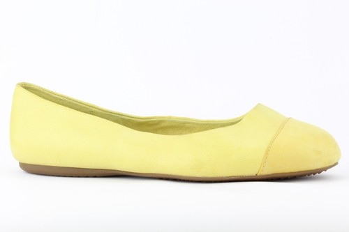 7w dames maat Geel lederen Softwalk Napa Ballet Yq0FW8x