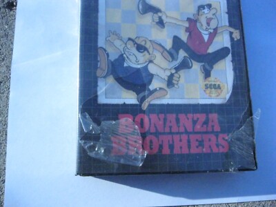 Bonanza Bros Sur Mega Drive - Version Japonaise 1991 - Boîte Complète, Très Bon état