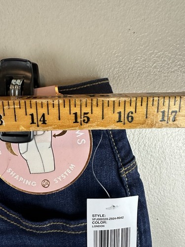 Curve Appeal Shaping System Size 10 /30High Rise Stretch Skinny London Jeggings - Picture 6 of 11