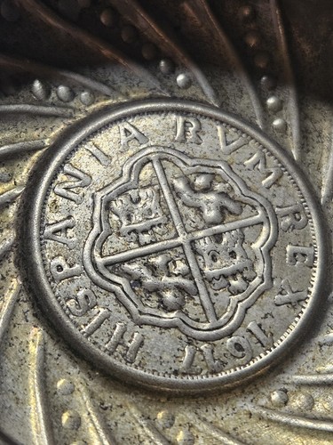 ANFANG 1617 KOLONIAL SPANISCHE TASSE HISPANIA R.V.M REX - Bild 23 von 24