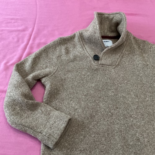 Old Navy Boys Knit Sweater Size Youth Extra Small 5 Tan Brown - Picture 4 of 12