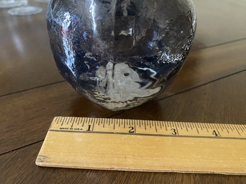 Kosta Boda Still Life Skull Smoked Glass Votive Candleholder - Picture 15 of 16