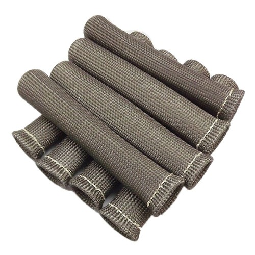 New GRAY 8PCS 1200° SPARK PLUG WIRE BOOTS HEAT SHIELD PROTECTOR SLEEVE SBC BBC - Picture 6 of 6