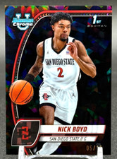 2024-25 Bowman University Chrome Sapphire Nick Boyd Black Refractor /10