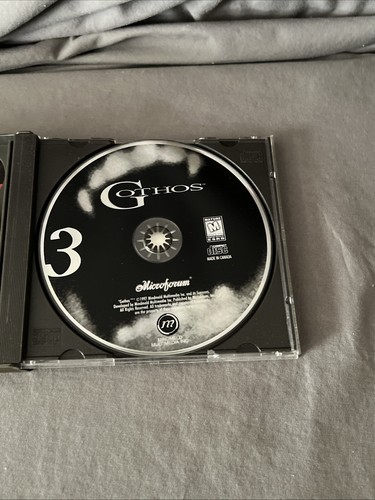 Gothos Microforum Mac/PC Video Game Rare 3 Discs Good Working Condition - Picture 6 of 7