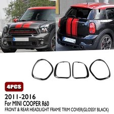 Headlight+Taillight Frame Molding For MINI Cooper Countryman R60 Models 2011-16