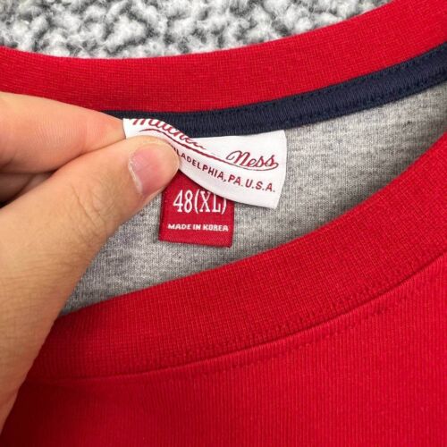 St Louis Cardinals Shirt Men Extra Large Red Mitchell & Ness Cotton Crew Neck XL - Picture 3 of 7