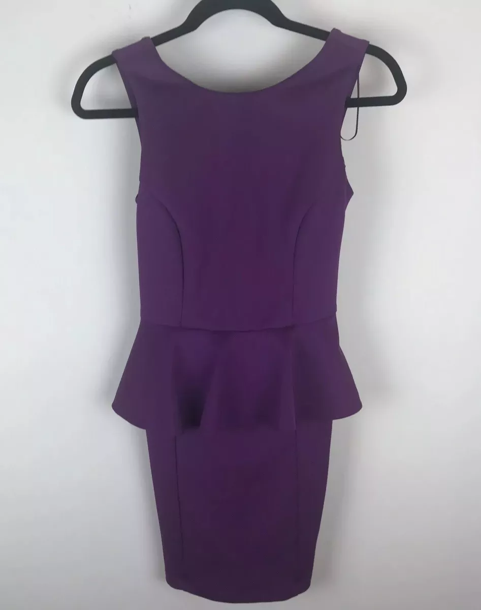 Topshop peplum dress top