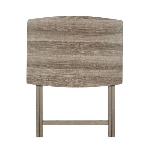 Mainstays Folding XL Oversized Tray Table, Rustic Gray, 24x18x26 inch