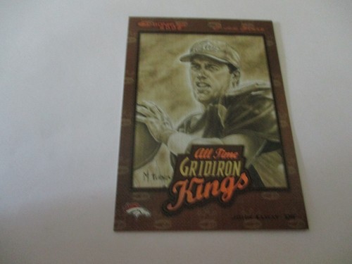 2002 Gridiron All Time Gridiron Kings Studio Series John Elway AT4 #139/250