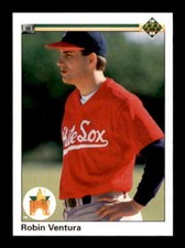 1990 Upper Deck #21 Robin Ventura NM/NM+ White Sox UER 203573