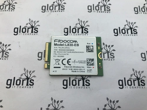 Used Genuine Fibocom 4G LTE L830-EB Wireless Module Card 01AX761 For Lenovo