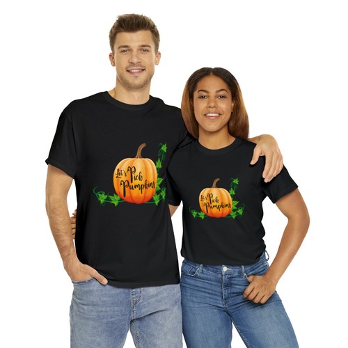 Let's Pick Pumpkins Pumpkin Picking Season Fall Graphic Tee Shirt, S-5XL - Foto 11 di 49