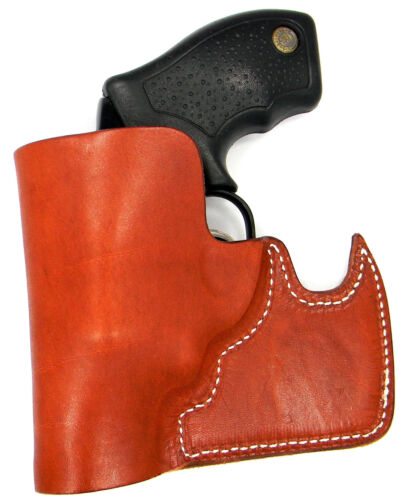 CEBECI Front Pocket Brown Leather Concealment Holster for TAURUS 856 2" - Picture 2 of 5