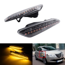 Paar Klar seitenanzeige Blinker für Fiat Tipo Lancia Ypsilon Alfa Romeo 147