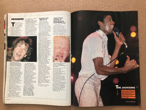 Vintage CIRCUS Magazine June 1984 David Lee Roth Van Halen CENTERFOLD - Foto 13 di 15