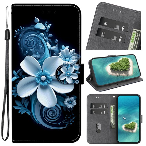 Patterned Leather Cover Flip Wallet Case For Nokia 5.4/3.4/1.3/3.3/4.2/6.2/7.2 - Picture 24 of 32