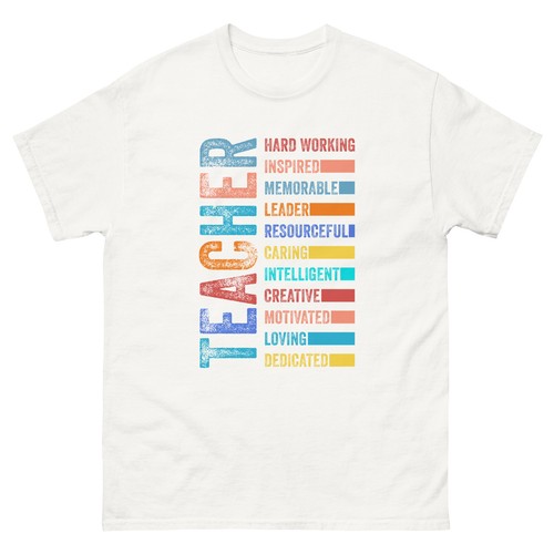 Back to School T-Shirts Lehrer Wertschätzung positive Worte Shirts - Bild 8 von 8