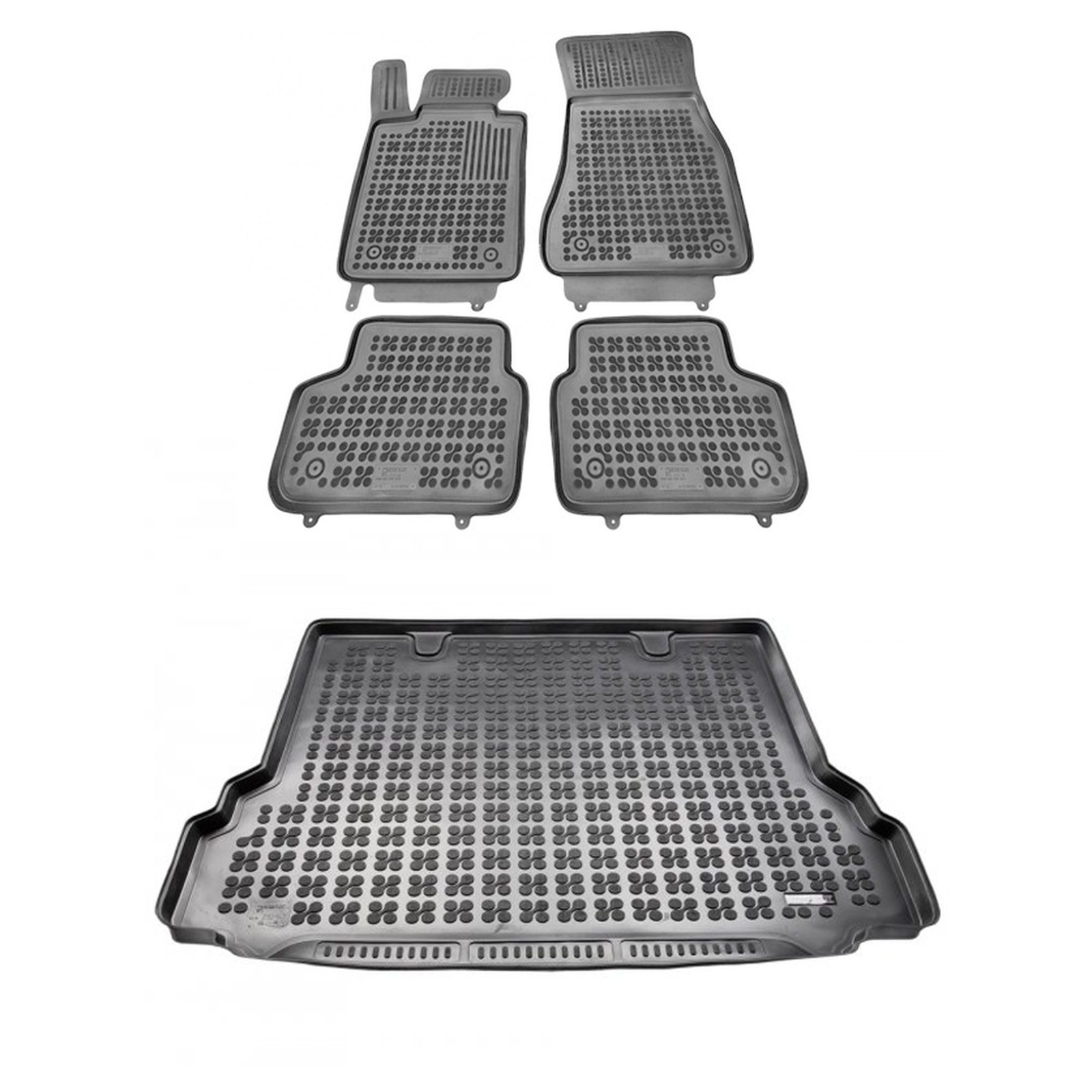 Tapis de sol BMW 5 G31 Touring 2017 en moquette noire sur mesure