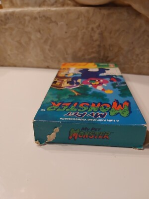 My Pet Monster Rare Animation Cartoon HTF Vol 6 1989 Hi-tops