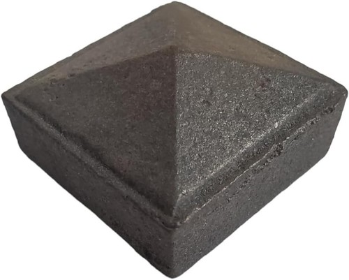 Pyramid Post Caps - Cast Iron, Weld - on (Multiple Size Variations) - Picture 11 of 18