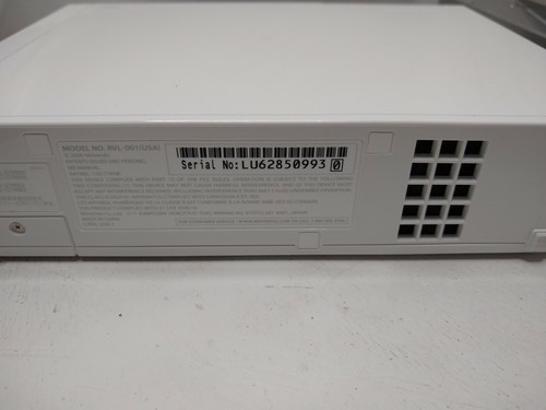 Nintendo Wii Console Sensor + Cords Gamecube Compatible White RVL-001 (USA) - Picture 8 of 8