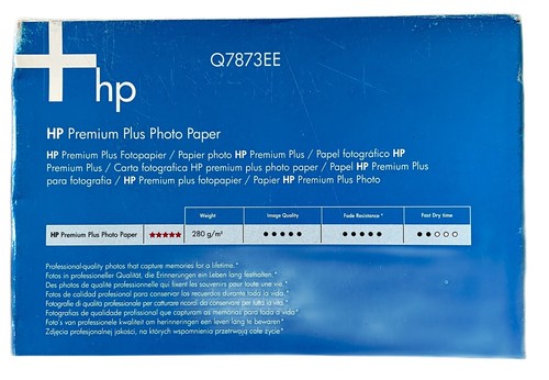 130 Blatt Original HP Premium Plus Fotopapier 10 x 15cm 280 g/m² High Glossy Ink - Bild 3 von 3