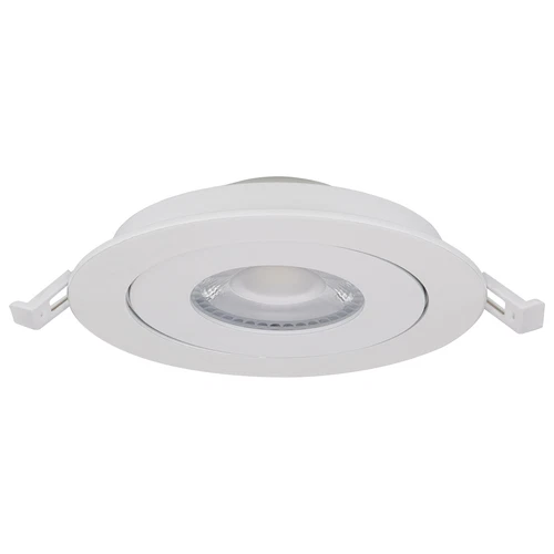 Satco S11840 9W CCT LED Direct Wire Downlight Gimbaled 4 Inch Round Remote White - Picture 2 of 12