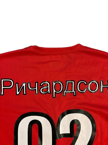 A4 Soviet Union Soccer Jersey Red and White Size Small - Picture 5 of 9