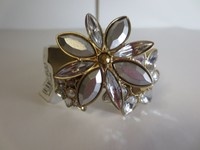 Ann Taylor Loft Matt Gole Silver Cyrstal Layered Flower Cuff Bracelet $34.50 Ann Taylor Loft Matt Gole Silver Cyrstal Layered Flower Cuff Bracelet $34.50