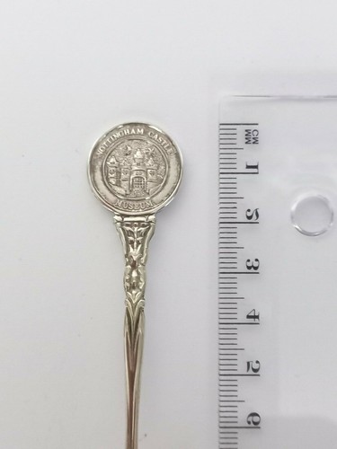 COLLECTOR SPOON STAMPED NOTTINGHAM CASTLE MUSEUM VINTAGE EPNS 11.5cm VGC - Picture 2 of 6