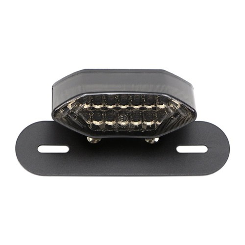 16 LED Motorcycle Turn Signal Brake License Plate Integrated Tail Light Smoke - Bild 2 von 11