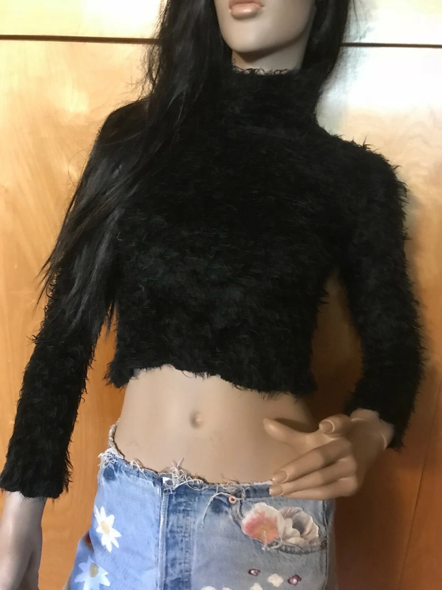 Maglia pelosa nera clearance