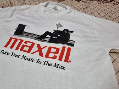 Travis Scott着用｜90sヴィンテージ Maxell Tシャツ｜XL travis scott着用 maxell Tシャツ マクセル 90年代製 | Shop at