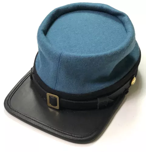 CIVIL WAR CSA CONFEDERATE INFANTRY EARLY WAR KEPI FORAGE CAP HAT-XLARGE