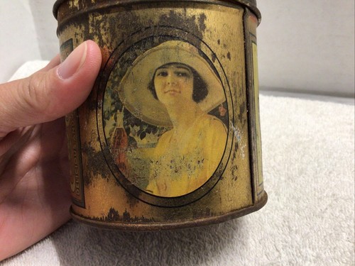 COCA-COLA Collectible Tin* Small Round w/ Victorian Women *COKE* - Picture 7 of 10