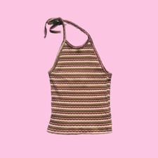 Maroon Multi Colored Striped