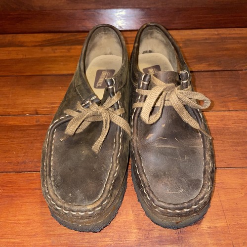 CLARKS Womens Brown Padmora Wallabee Mocassin Lace Up Chukka Gum Sole Size 6.5 - Picture 2 of 10